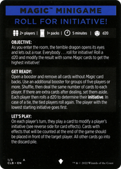 Roll for Initiative! (Magic Minigame) [Commander Legends: Battle for Baldur's Gate Minigame] | I Want That Stuff Brandon