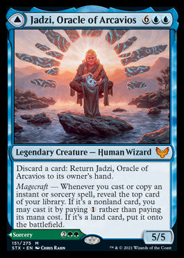 Jadzi, Oracle of Arcavios // Journey to the Oracle [Strixhaven: School of Mages] | I Want That Stuff Brandon