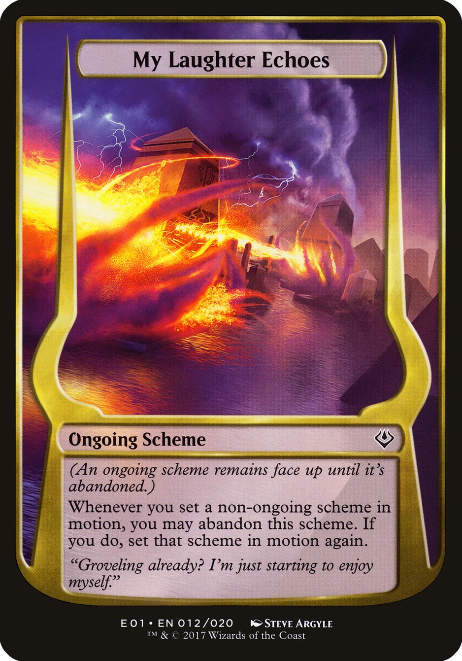 My Laughter Echoes (Schemes) [Archenemy: Nicol Bolas Schemes] | I Want That Stuff Brandon