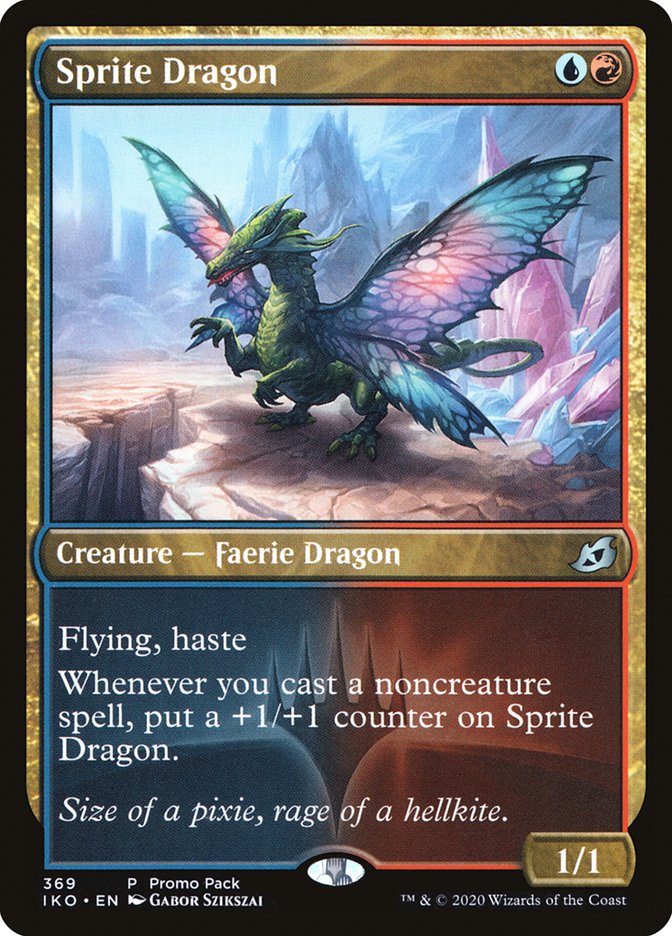 Sprite Dragon (Promo Pack) [Ikoria: Lair of Behemoths Promos] | I Want That Stuff Brandon