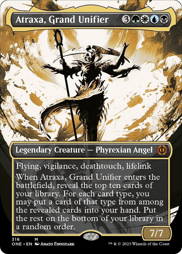 Atraxa, Grand Unifier (Borderless Ichor) [Phyrexia: All Will Be One] | I Want That Stuff Brandon