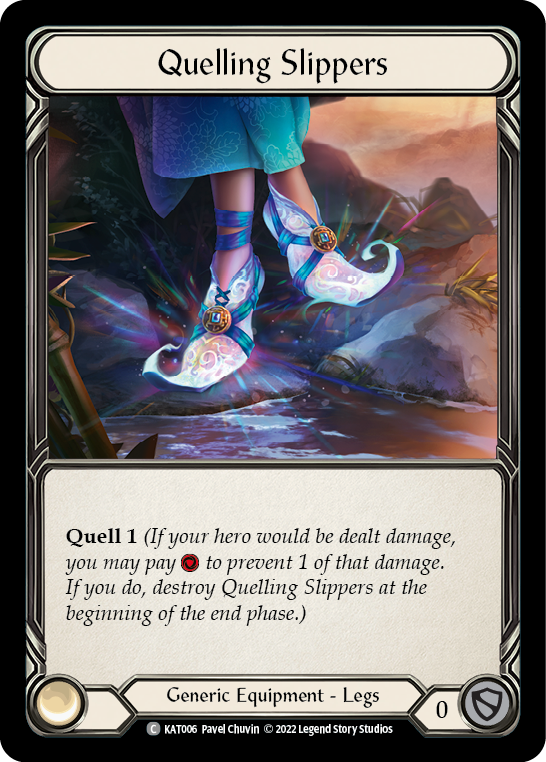 Quelling Slippers [KAT006] (Outsiders Katsu Blitz Deck) | I Want That Stuff Brandon