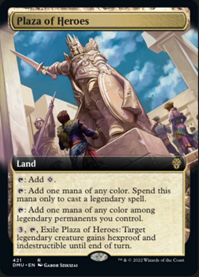 Plaza of Heroes (Extended Art) [Dominaria United] | I Want That Stuff Brandon