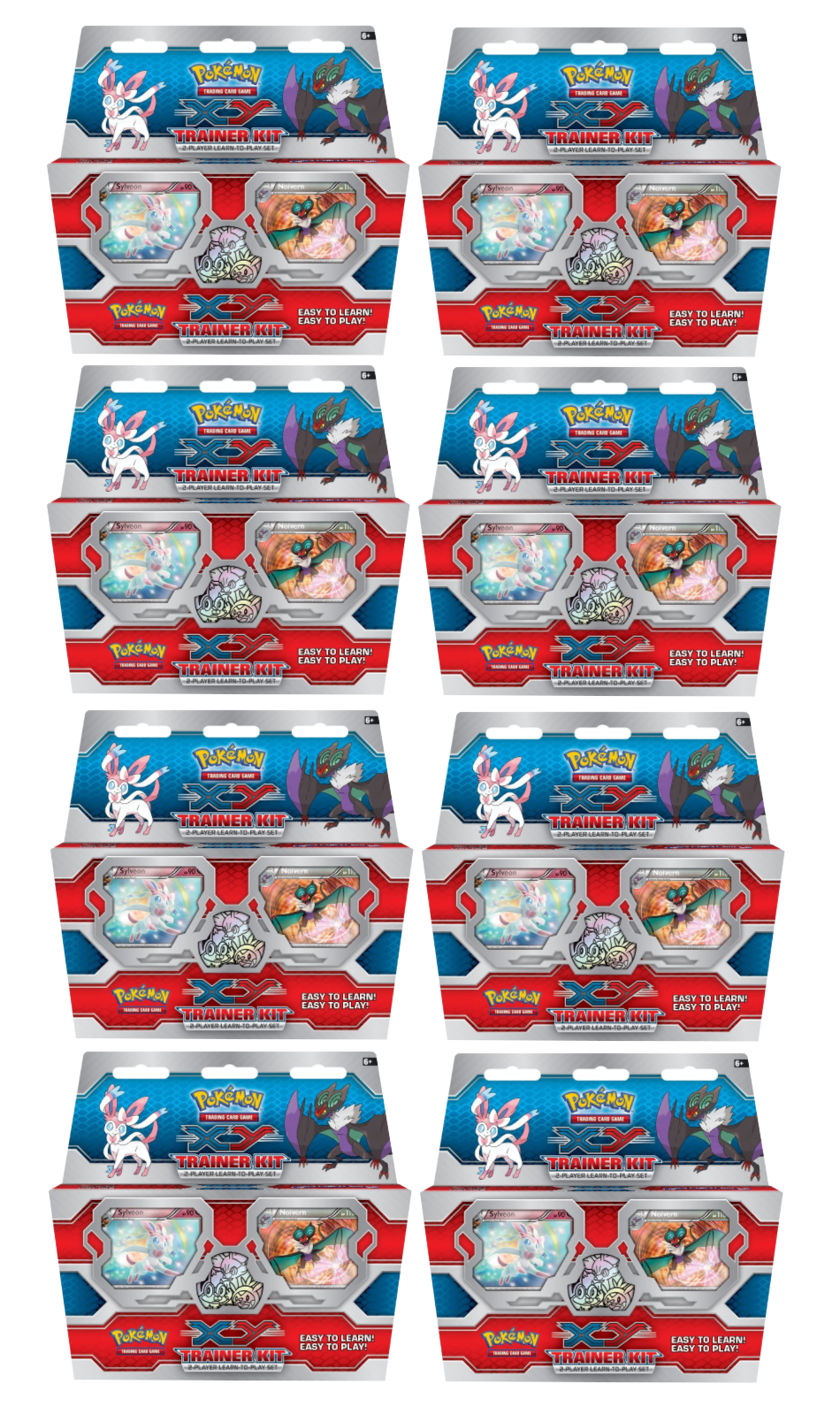 XY: Trainer Kit - 2-Player Learn-to-Play Set Display (Sylveon & Noivern) | I Want That Stuff Brandon