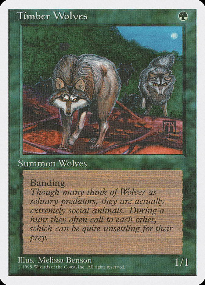 Timber Wolves [Fourth Edition] | I Want That Stuff Brandon