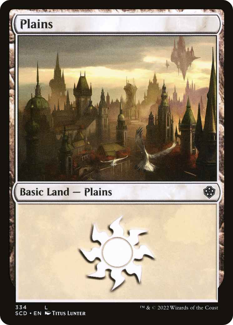 Plains (334) [Starter Commander Decks] | I Want That Stuff Brandon