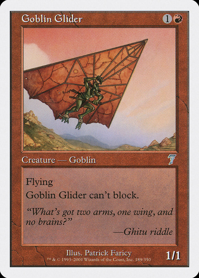 Goblin Glider [Seventh Edition] | I Want That Stuff Brandon