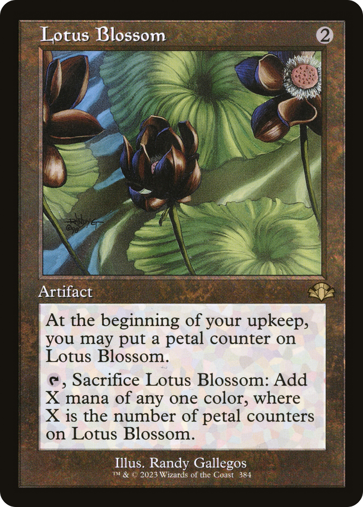 Lotus Blossom (Retro) [Dominaria Remastered] | I Want That Stuff Brandon