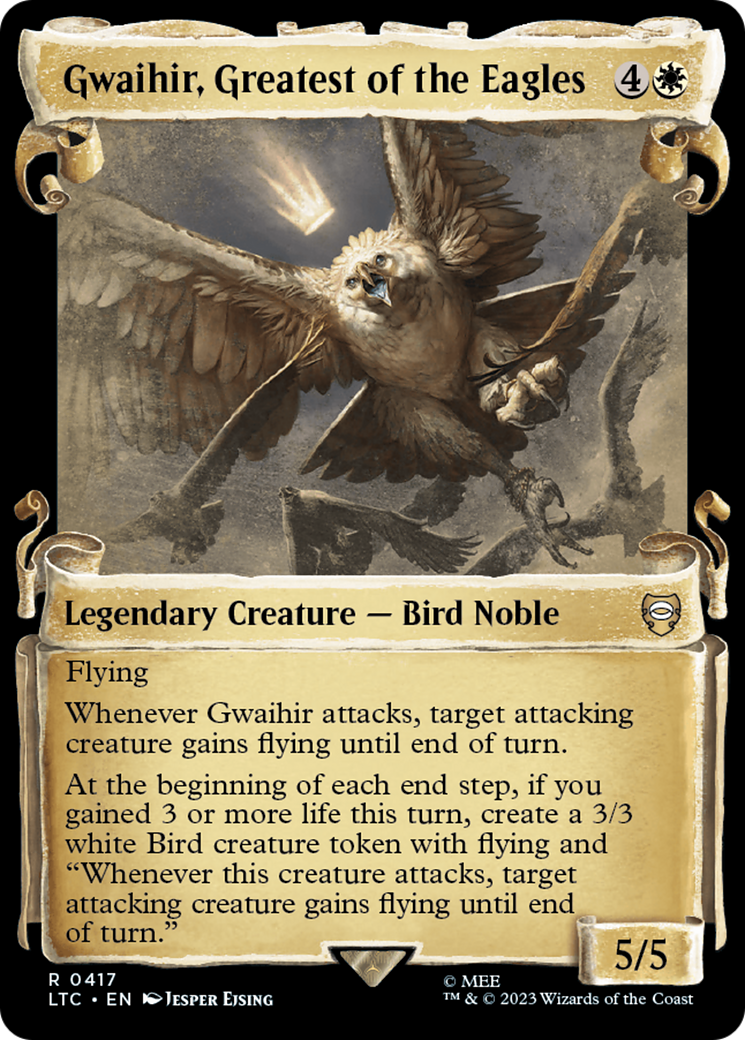 Gwaihir, Greatest of the Eagles [The Lord of the Rings: Tales of Middle-Earth Commander Showcase Scrolls] | I Want That Stuff Brandon