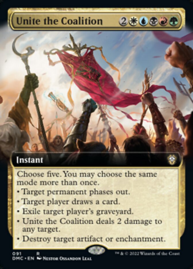 Unite the Coalition (Extended Art) [Dominaria United Commander] | I Want That Stuff Brandon