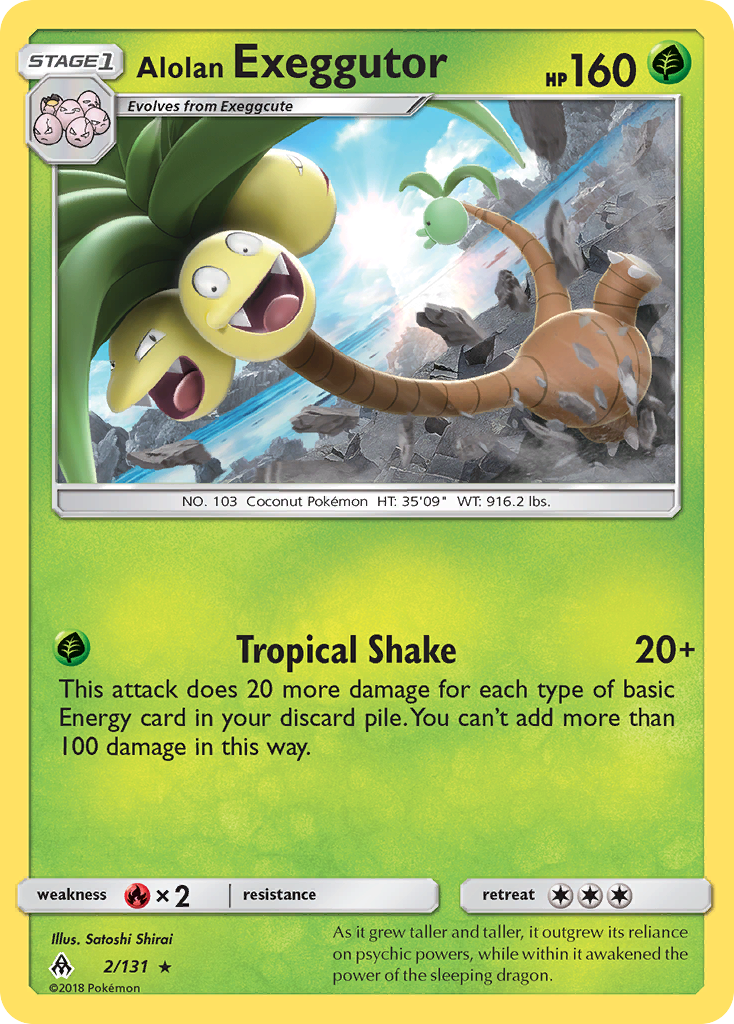 Alolan Exeggutor (2/131) [Sun & Moon: Forbidden Light] | I Want That Stuff Brandon