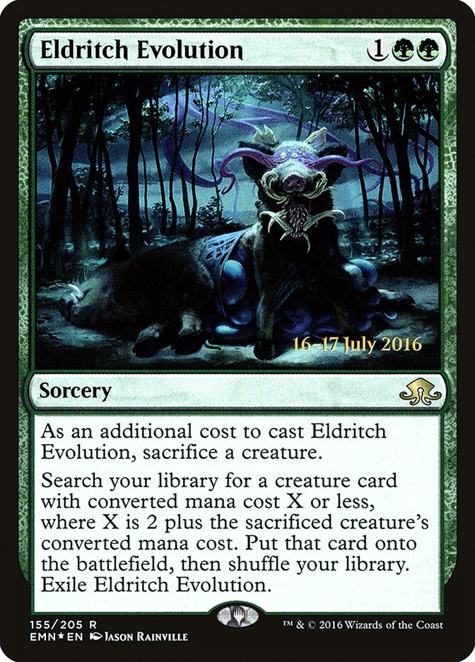 Eldritch Evolution [Eldritch Moon Prerelease Promos] | I Want That Stuff Brandon