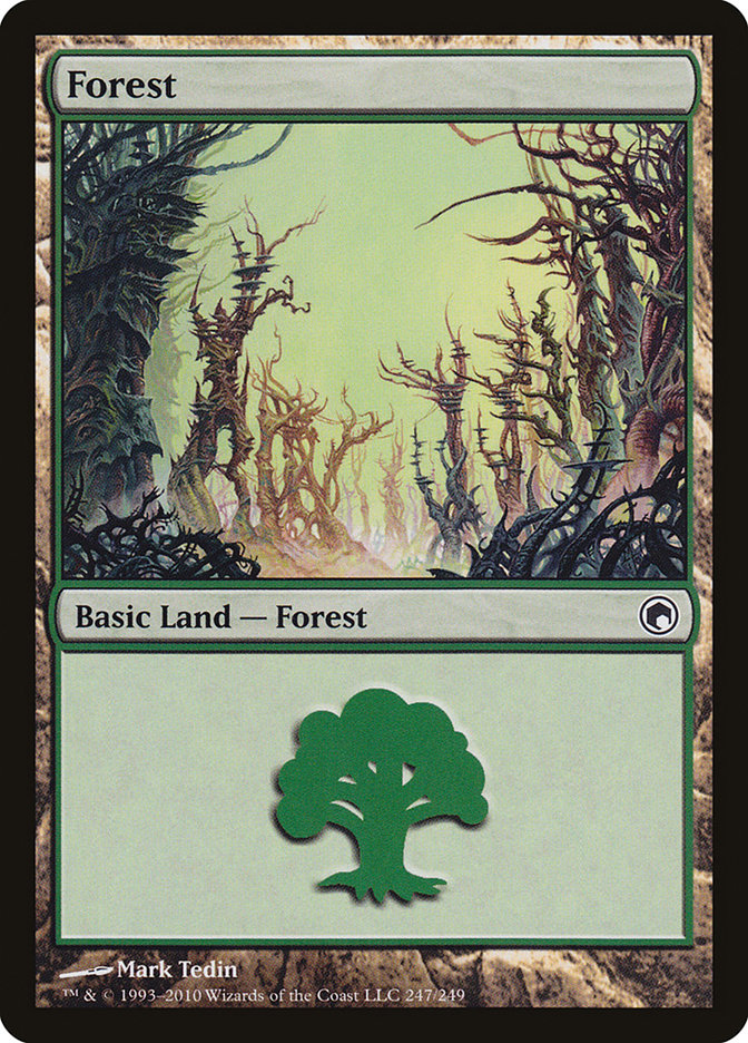 Forest (247) [Scars of Mirrodin] | I Want That Stuff Brandon