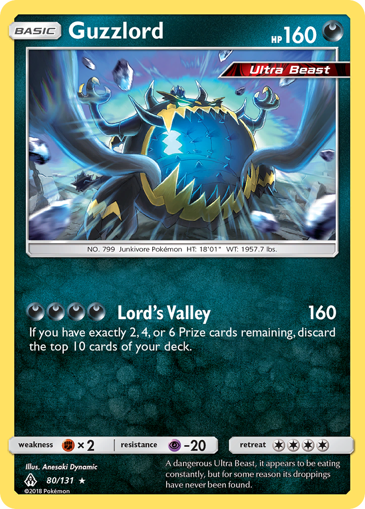 Guzzlord (80/131) [Sun & Moon: Forbidden Light] | I Want That Stuff Brandon