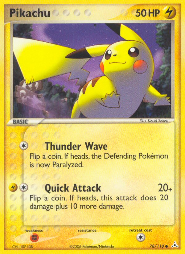 Pikachu (78/110) [EX: Holon Phantoms] | I Want That Stuff Brandon