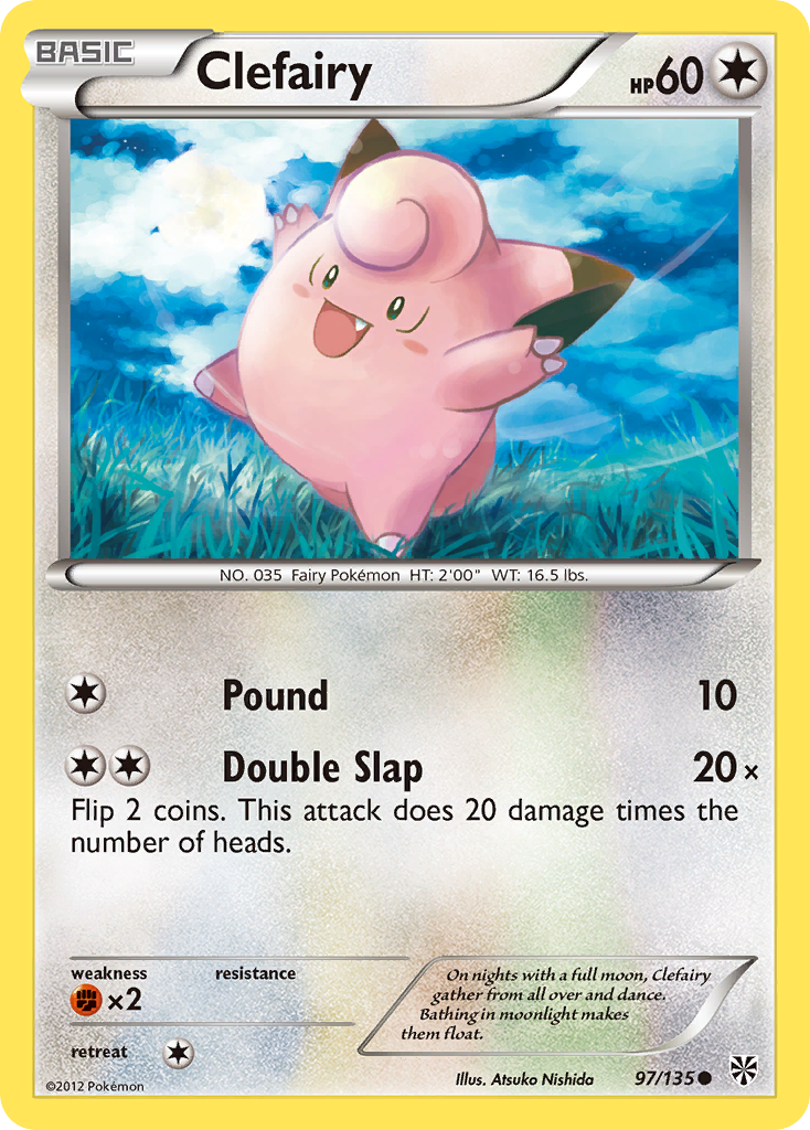 Clefairy (97/135) [Black & White: Plasma Storm] | I Want That Stuff Brandon