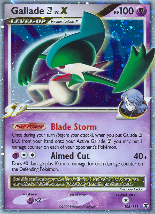 Gallade LV.X (106/111) [Platinum: Rising Rivals] | I Want That Stuff Brandon