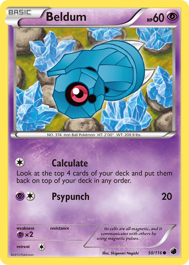 Beldum (50/116) [Black & White: Plasma Freeze] | I Want That Stuff Brandon