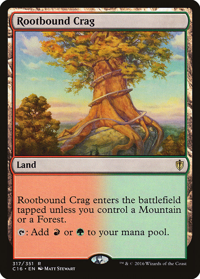 Rootbound Crag [Commander 2016] | I Want That Stuff Brandon