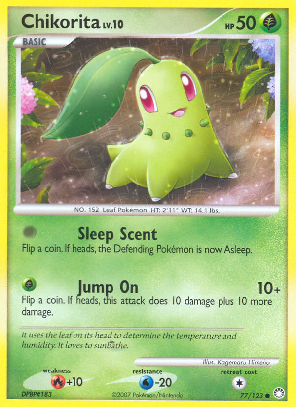 Chikorita (77/123) [Diamond & Pearl: Mysterious Treasures] | I Want That Stuff Brandon