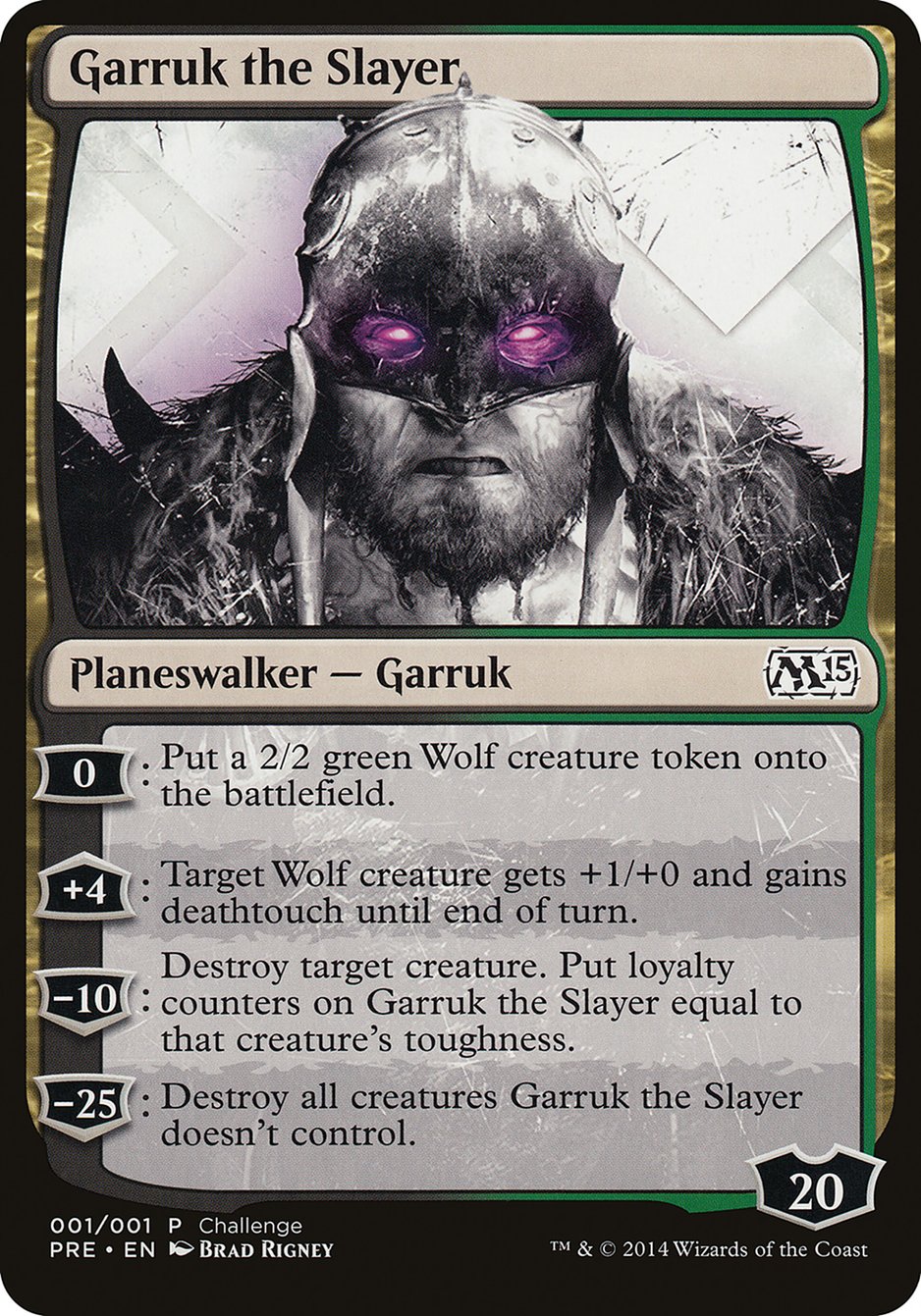 Garruk the Slayer (Prerelease Challenge) [Magic 2015 Prerelease Promos] | I Want That Stuff Brandon