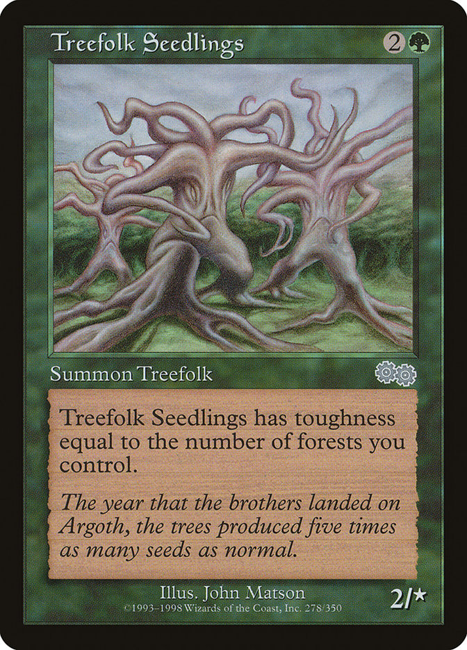 Treefolk Seedlings [Urza's Saga] | I Want That Stuff Brandon