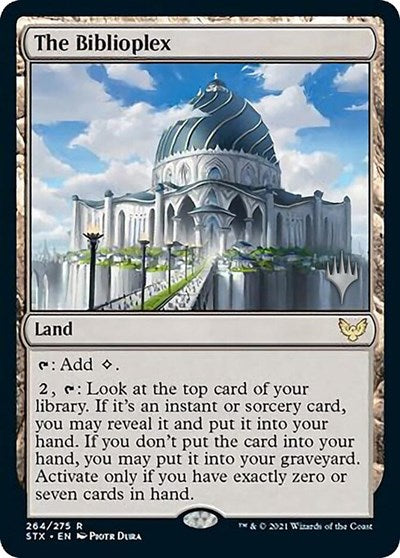 The Biblioplex (Promo Pack) [Strixhaven: School of Mages Promos] | I Want That Stuff Brandon