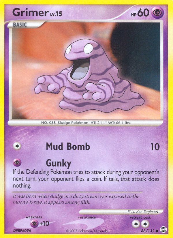 Grimer (88/132) [Diamond & Pearl: Secret Wonders] | I Want That Stuff Brandon