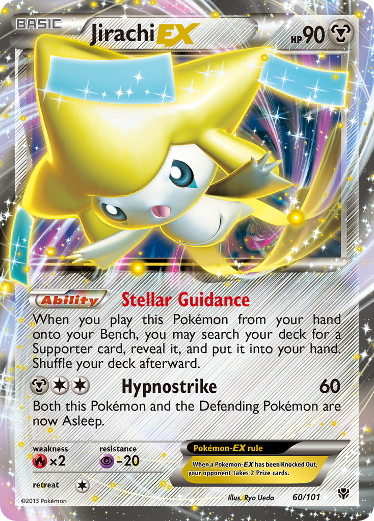 Jirachi EX (60/101) [Black & White: Plasma Blast] | I Want That Stuff Brandon