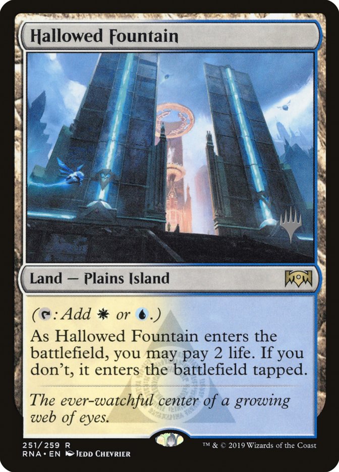 Hallowed Fountain (Promo Pack) [Ravnica Allegiance Promos] | I Want That Stuff Brandon