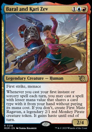 Baral and Kari Zev (Promo Pack) [March of the Machine Promos] | I Want That Stuff Brandon