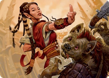 Half-Elf Monk Art Card [Dungeons & Dragons: Adventures in the Forgotten Realms Art Series] | I Want That Stuff Brandon