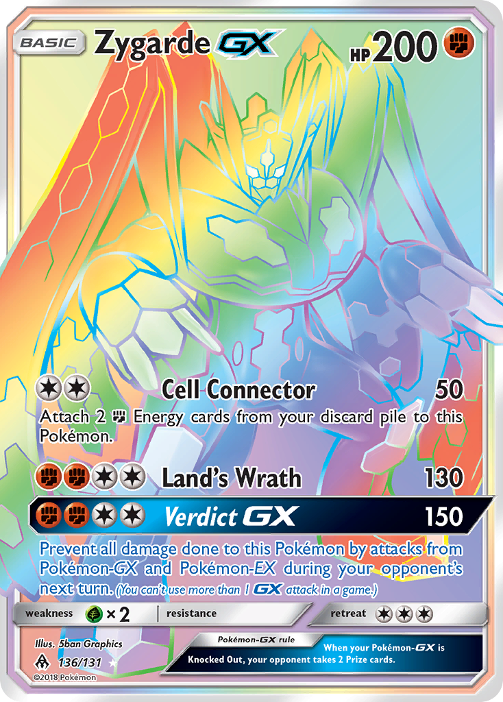 Zygarde GX (136/131) [Sun & Moon: Forbidden Light] | I Want That Stuff Brandon