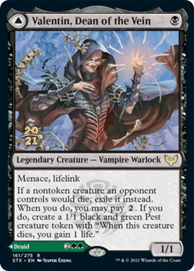 Valentin, Dean of the Vein // Lisette, Dean of the Root [Strixhaven: School of Mages Prerelease Promos] | I Want That Stuff Brandon