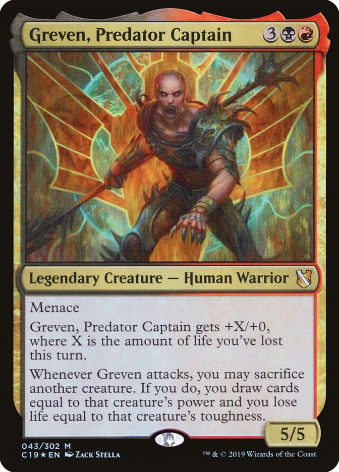 Greven, Predator Captain [Commander 2019] | I Want That Stuff Brandon