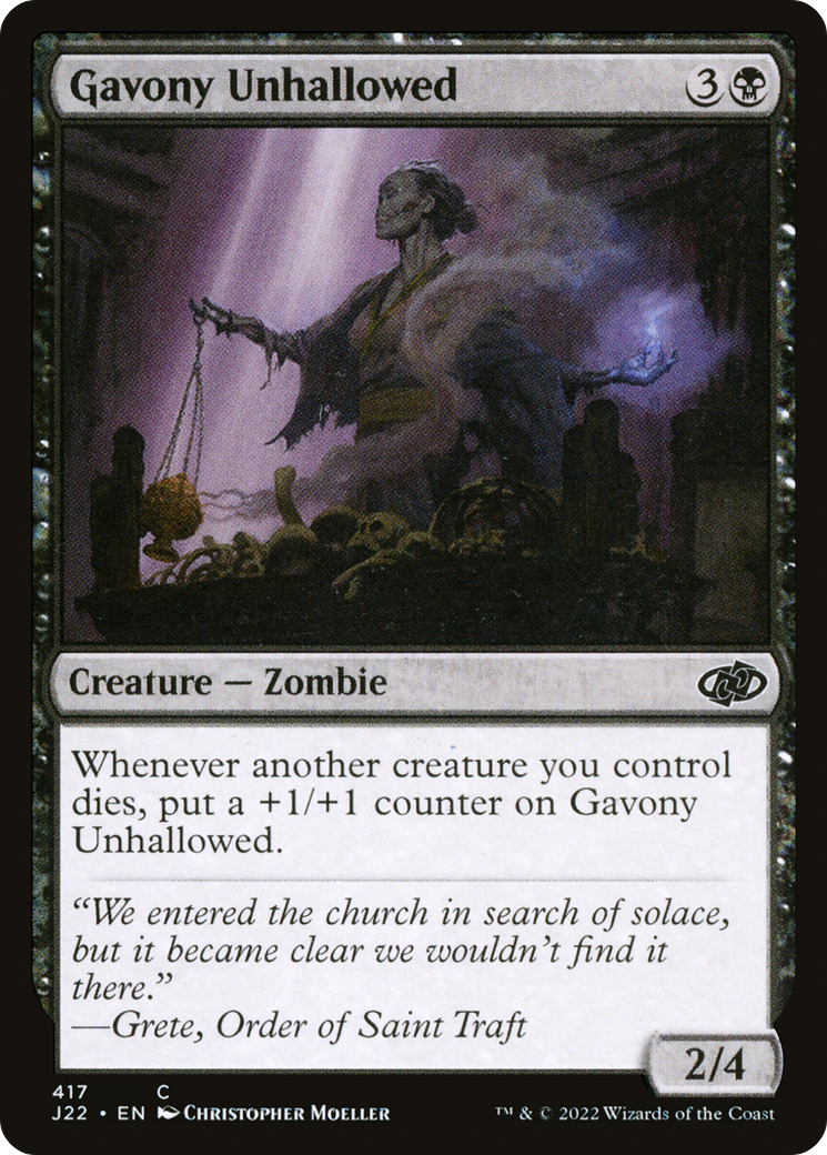 Gavony Unhallowed [Jumpstart 2022] | I Want That Stuff Brandon