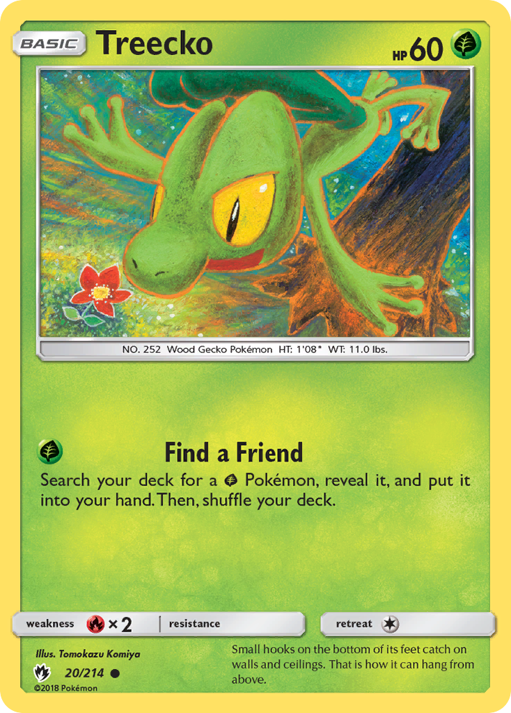 Treecko (20/214) [Sun & Moon: Lost Thunder] | I Want That Stuff Brandon