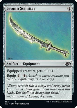 Leonin Scimitar [Jumpstart 2022] | I Want That Stuff Brandon