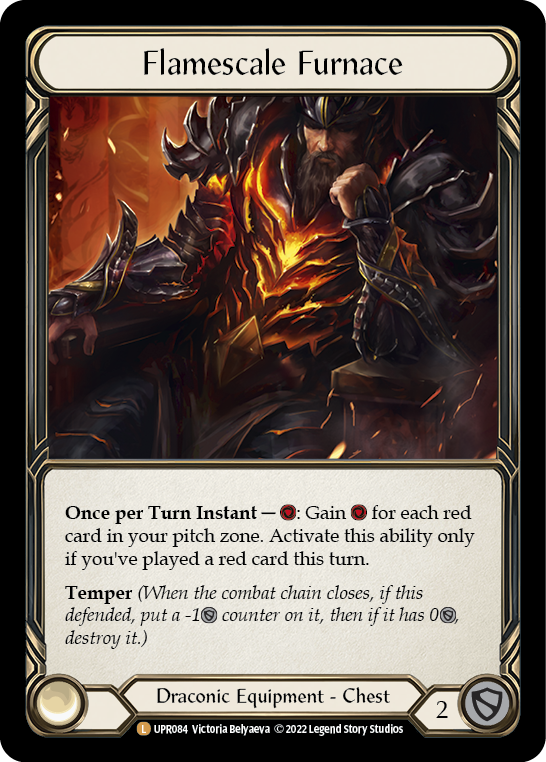 Flamescale Furnace [UPR084] (Uprising)  Rainbow Foil | I Want That Stuff Brandon