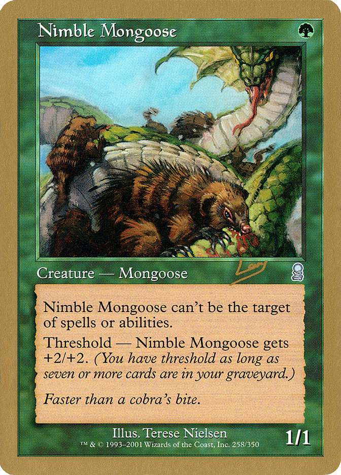 Nimble Mongoose (Raphael Levy) [World Championship Decks 2002] | I Want That Stuff Brandon