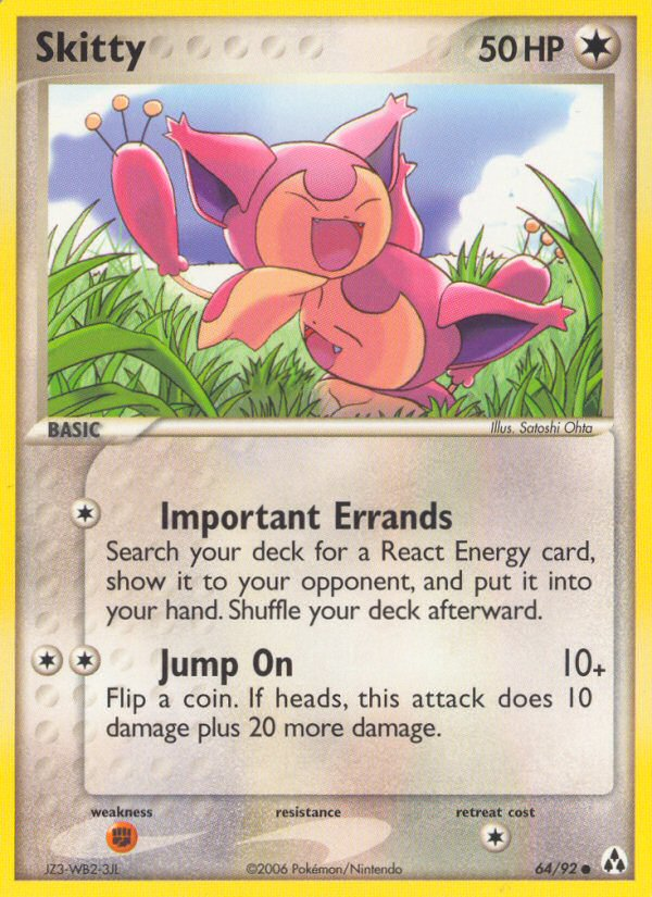 Skitty (64/92) [EX: Legend Maker] | I Want That Stuff Brandon