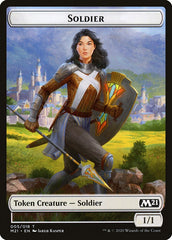 Cat (011) // Soldier Double-Sided Token [Core Set 2021 Tokens] | I Want That Stuff Brandon