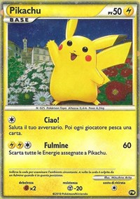 Pikachu (PW2) (Italian) [Pikachu World Collection Promos] | I Want That Stuff Brandon