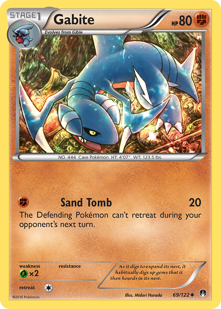 Gabite (69/122) [XY: BREAKpoint] | I Want That Stuff Brandon