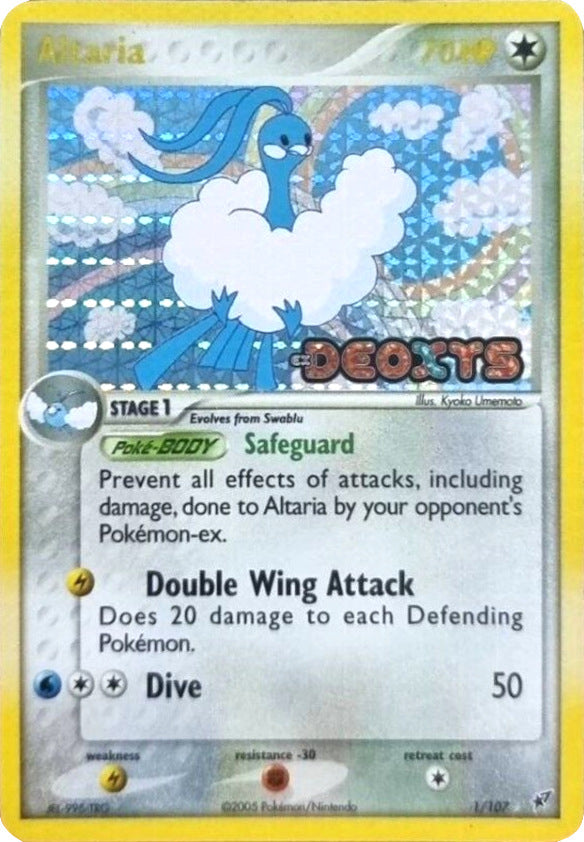 Altaria (1/107) (Stamped) [EX: Deoxys] | I Want That Stuff Brandon