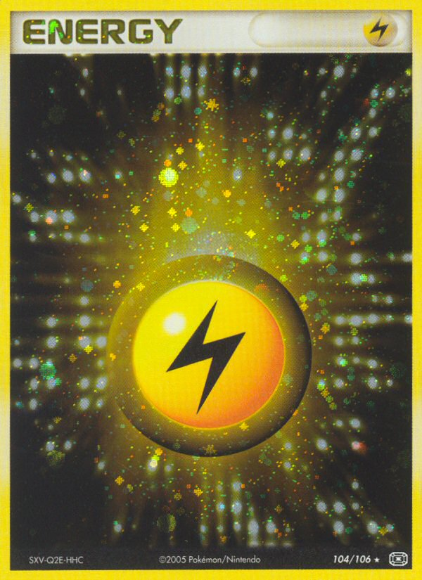 Lightning Energy (104/106) [EX: Emerald] | I Want That Stuff Brandon