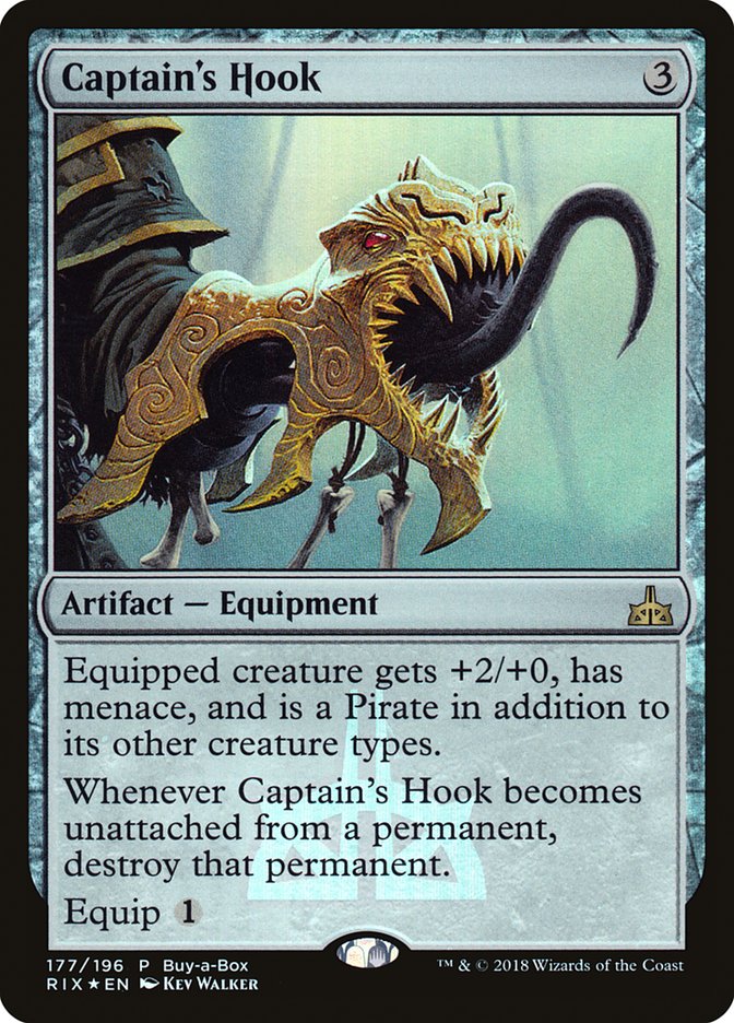 Captain's Hook (Buy-A-Box) [Rivals of Ixalan Promos] | I Want That Stuff Brandon