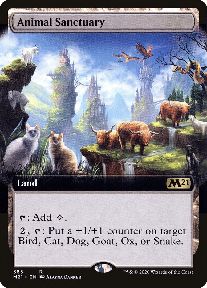 Animal Sanctuary (Extended Art) [Core Set 2021] | I Want That Stuff Brandon