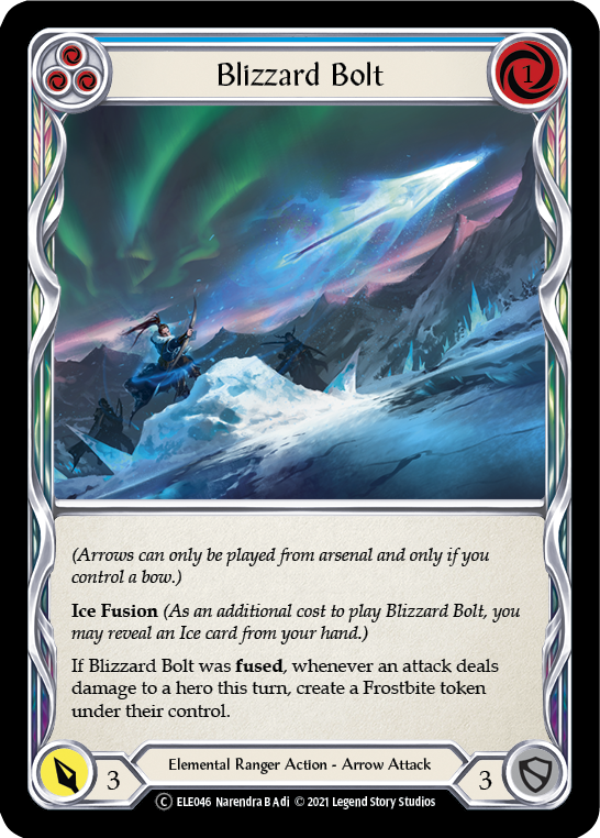 Blizzard Bolt (Blue) [U-ELE046] Unlimited Normal | I Want That Stuff Brandon