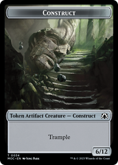 Phyrexian Golem // Construct Double-Sided Token [March of the Machine Commander Tokens] | I Want That Stuff Brandon